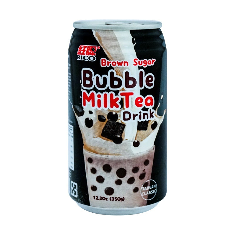 台湾红牌 黑糖珍珠奶茶 350ml