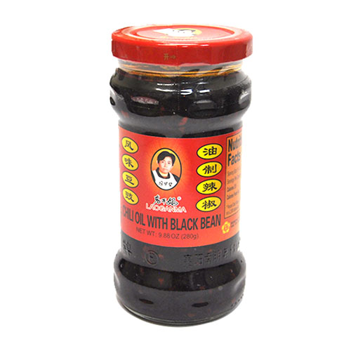 LAOGANMA Chili Oil with Black Bean  9.88 oz