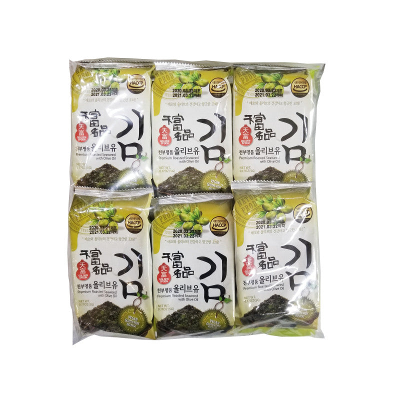 TIANFUMINGPIN Roasted Seaweed Snack 12pc 60g