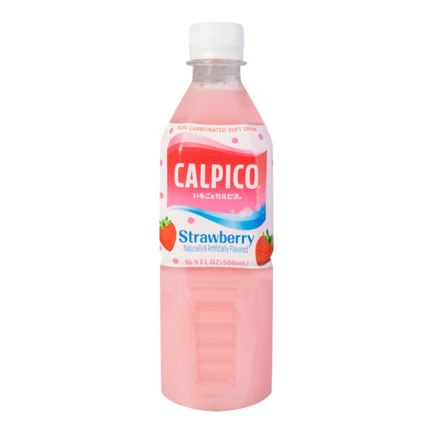 CALPICO草莓天然和人工调味非碳酸软饮料500ml
