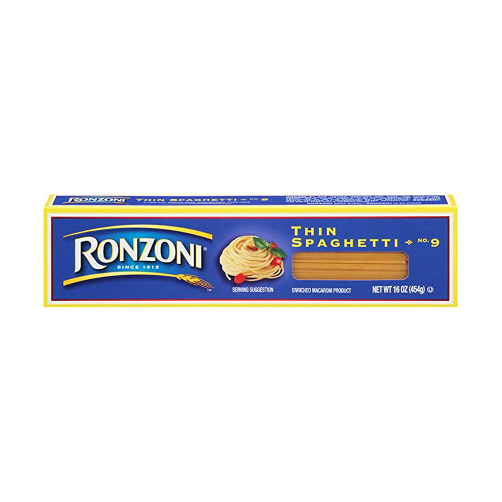 Ronzoni Thin Spaghetti,  No,9  (16 oz )