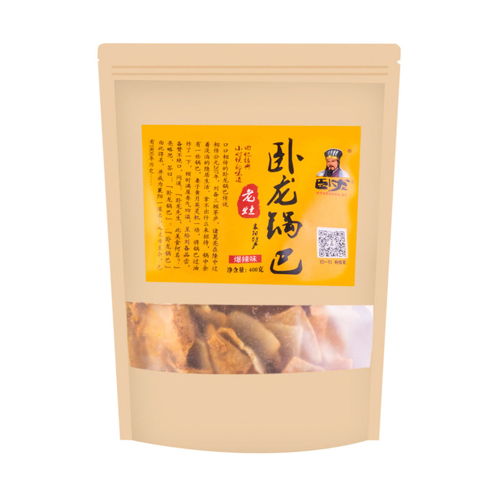 WOLONG Rice Crust Hot Spicy 400g