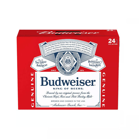 Budweiser Beer, Lager - 6 bottles (12 fl oz)