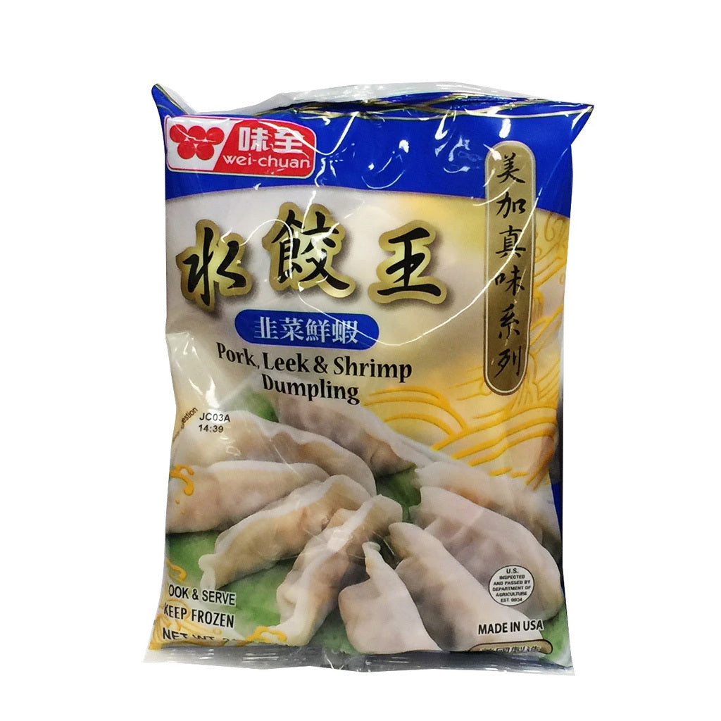 味全 水饺王 韭菜鲜虾水饺 21盎司