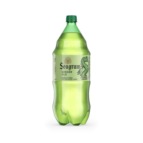 Seagrams Ginger Ale Soda Soft Drink, 2 Liters
