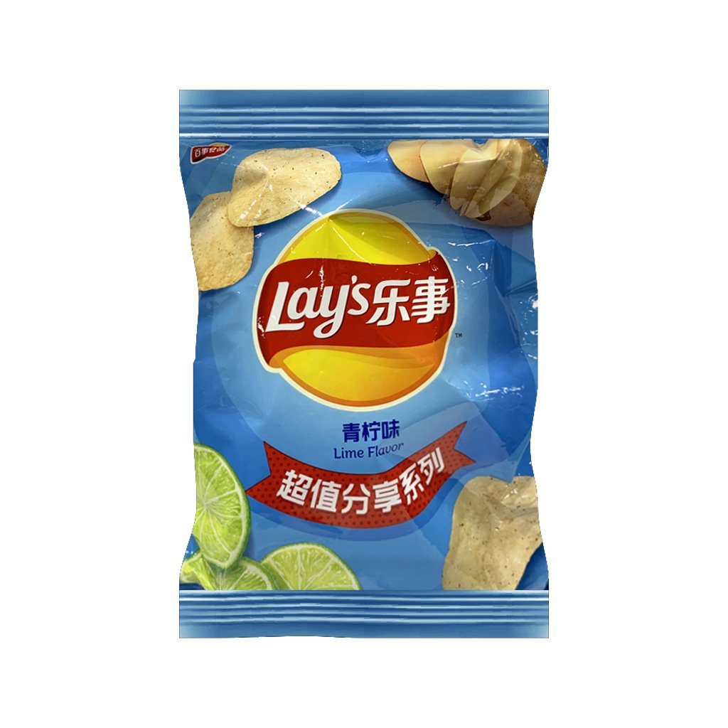 LAY'S乐事薯片青柠味165G