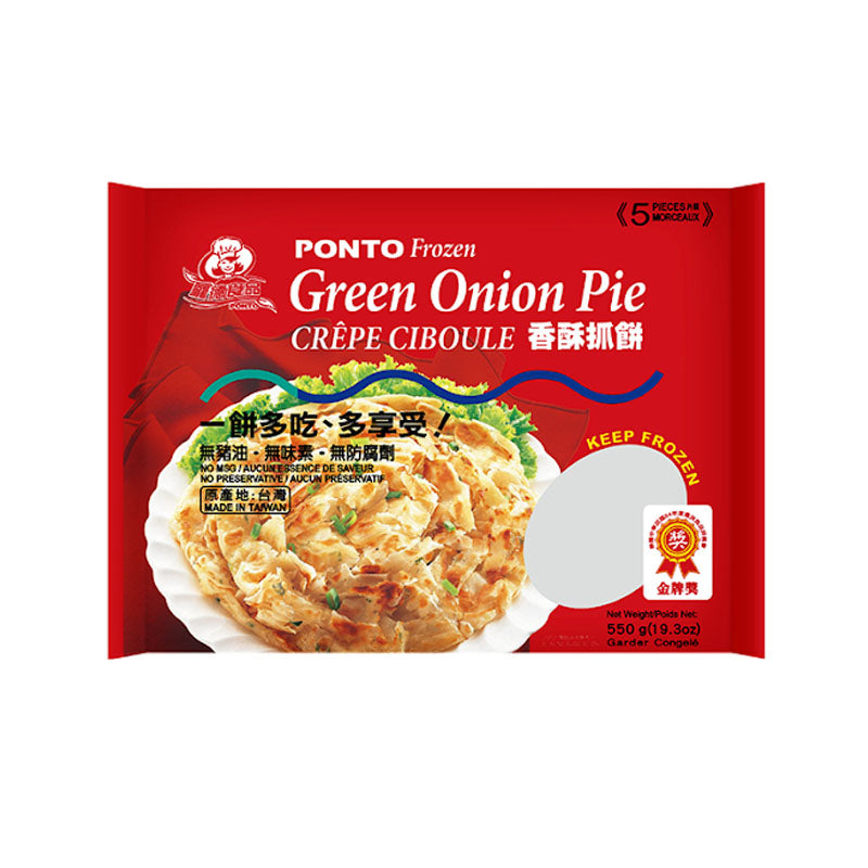 PONTO Frozen Green Onion Pie 550g