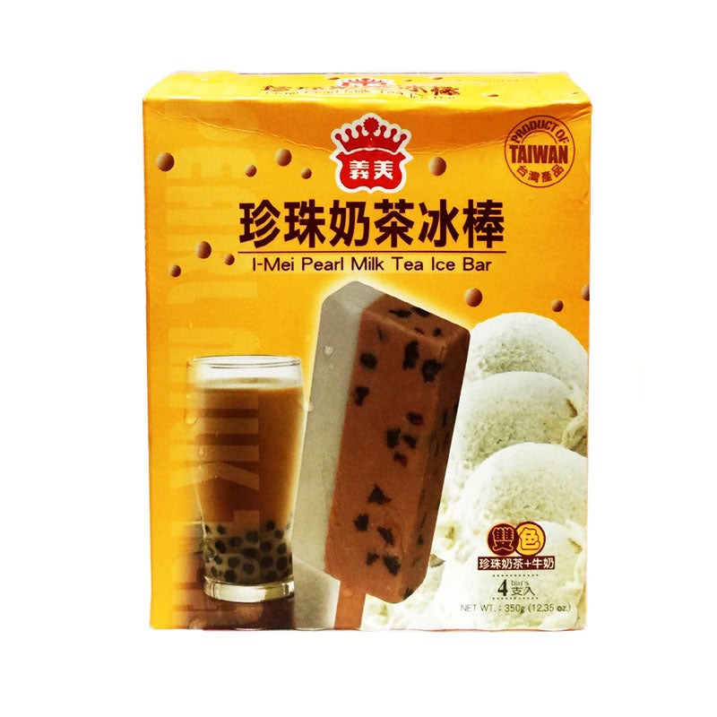 I Mei Pearl Milk Tea Ice Bar (12.35oz)- 4 PCS