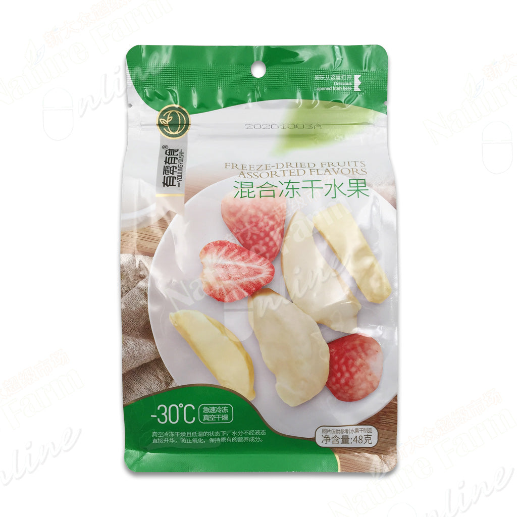 YOULINGYOUSHI FREEZE DRIED ASSORTED FRUIT FLAVOR 48g