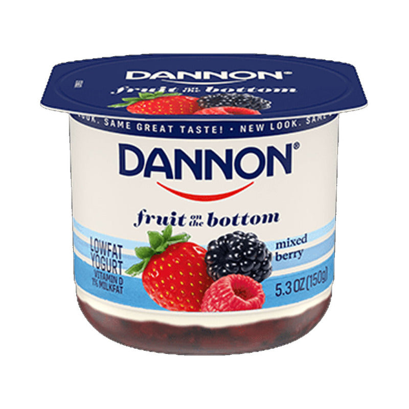 Dannon 混合水果低脂酸奶 5.3 oz