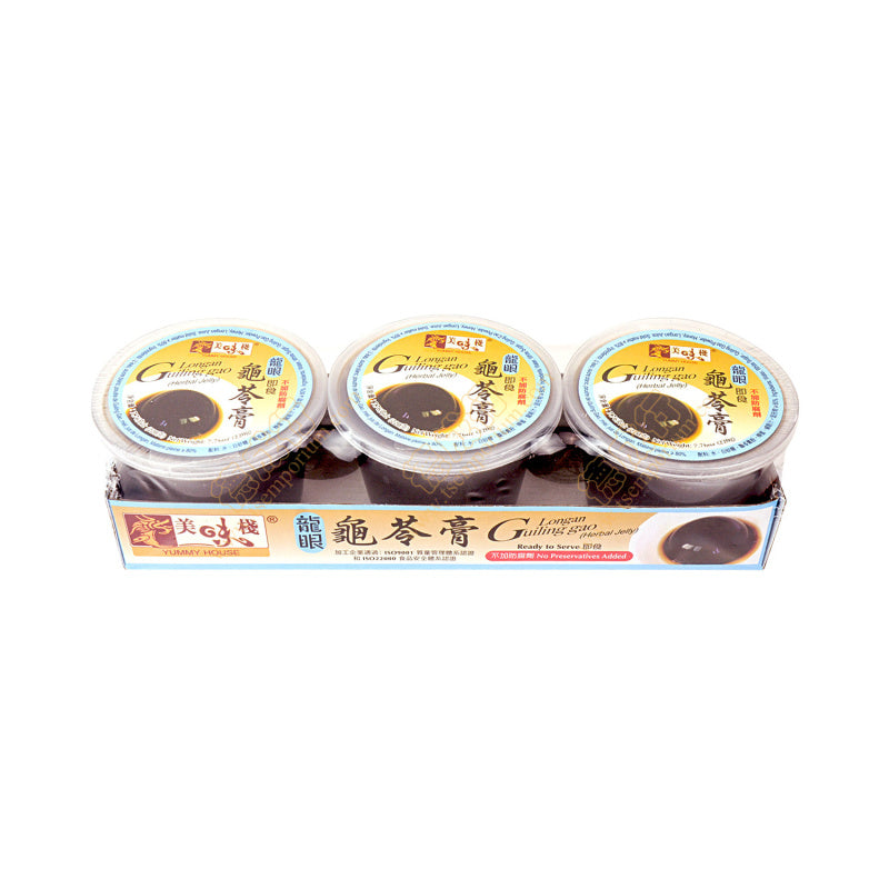 YUMMY HOUSE Ginseng Gao Herbal Jelly Longan Flavor 660g (Ready to Serve)