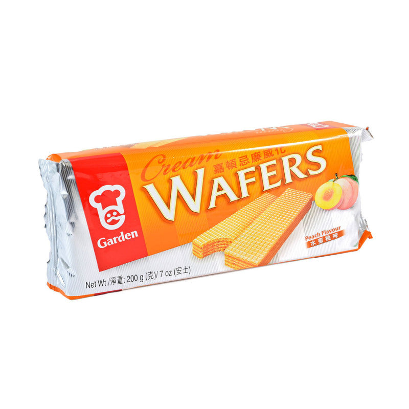 GARDEN Cream Wafers (Peach Flavour) 200g