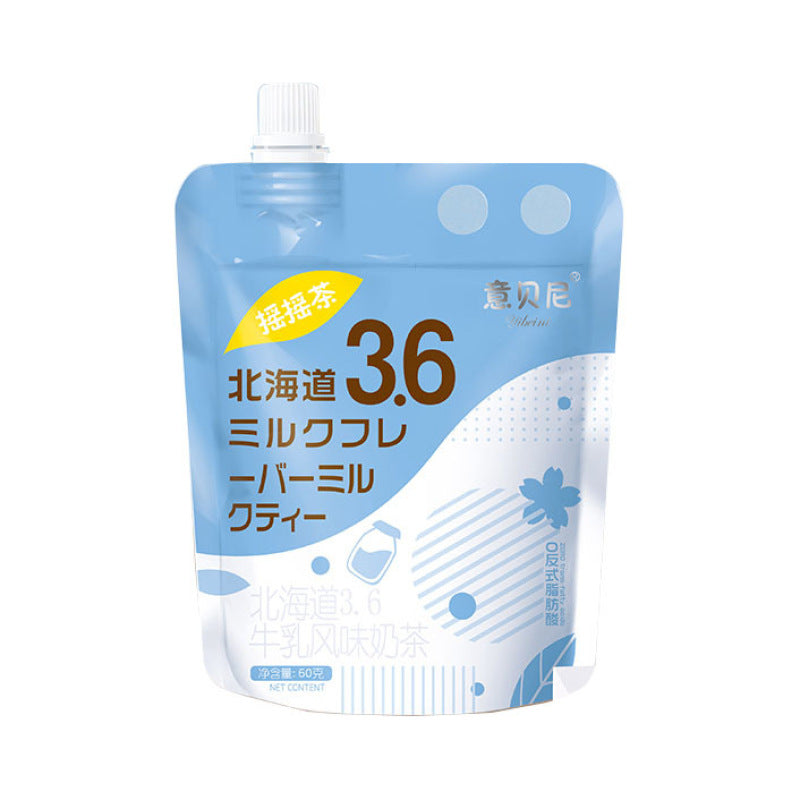 意贝尼爆摇奶茶网红摇摇茶-北海道牛乳风味奶 茶 60g/袋