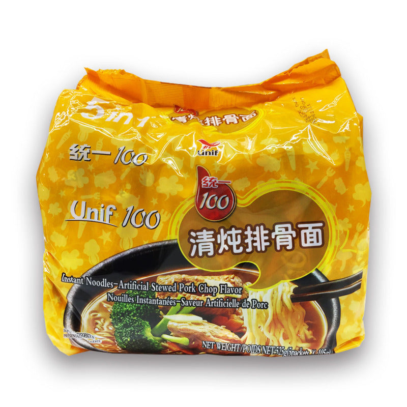 UNIF100 Instant Noodles Stewed Pork Chop Flavor 595G