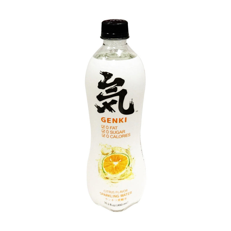 Genki Citrus Flavor Sparkling Water (16.20floz)