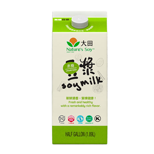 NATURE'S SOY Soy Milk - No Sugar  1.89 liter