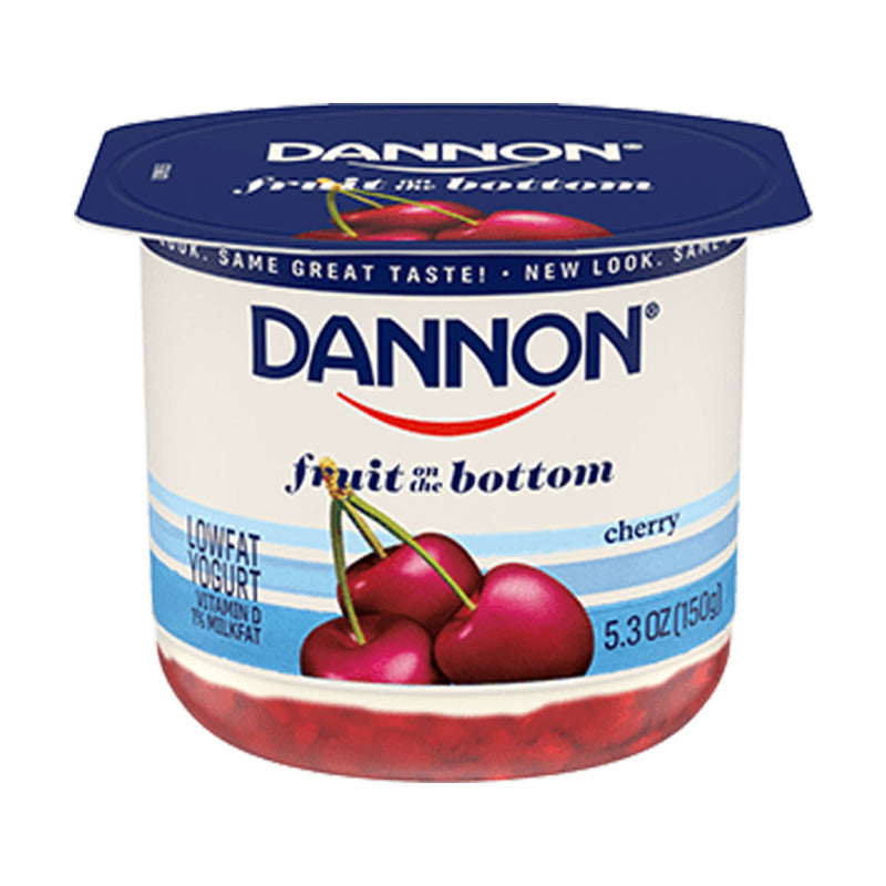 Dannon 樱桃低脂酸奶 5.3 oz