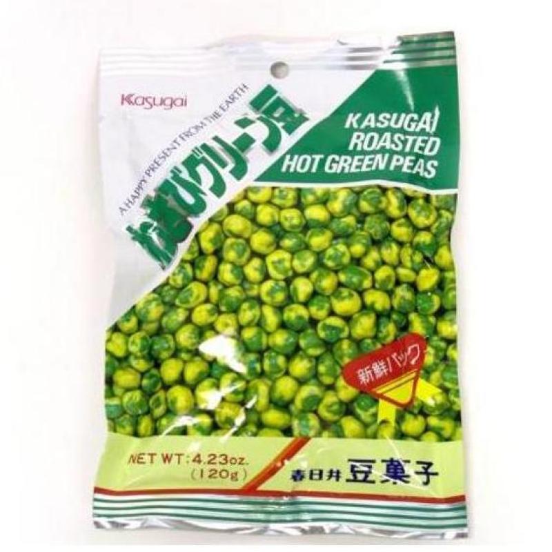 KASUGAI ROASTED HOT GREEN PEAS 2.36 OZ/BAG