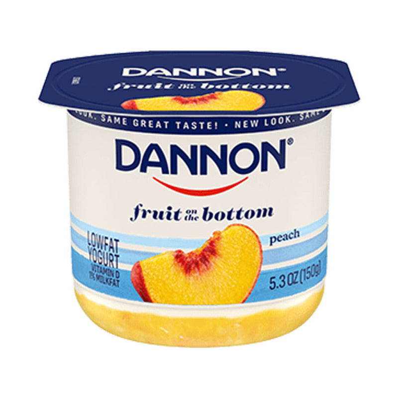 Dannon Fruit on the Bottom Peach Lowfat Yogurt 5.3oz
