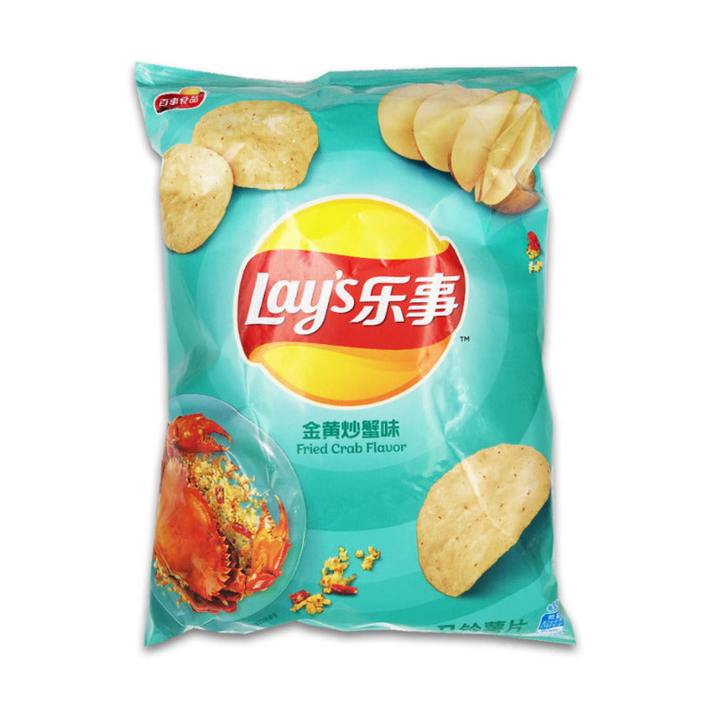 LAY'S乐事 薯片 金黄炒蟹味 袋装 70g