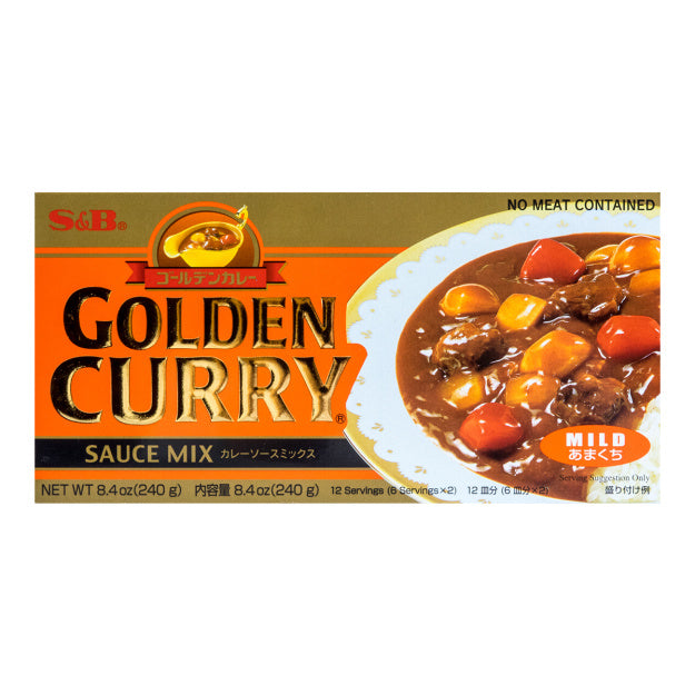 S&B Curry Golden Mild 220g
