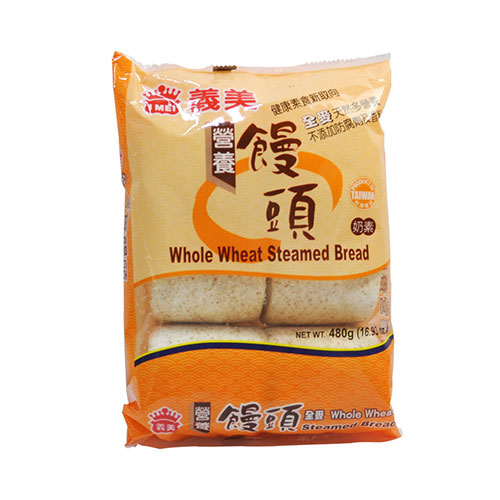 Whole Wheat Steamed Bread 16.93 oz / 6 pcs